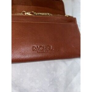 Rachel Roy Wristlet leather clutch Strap chain